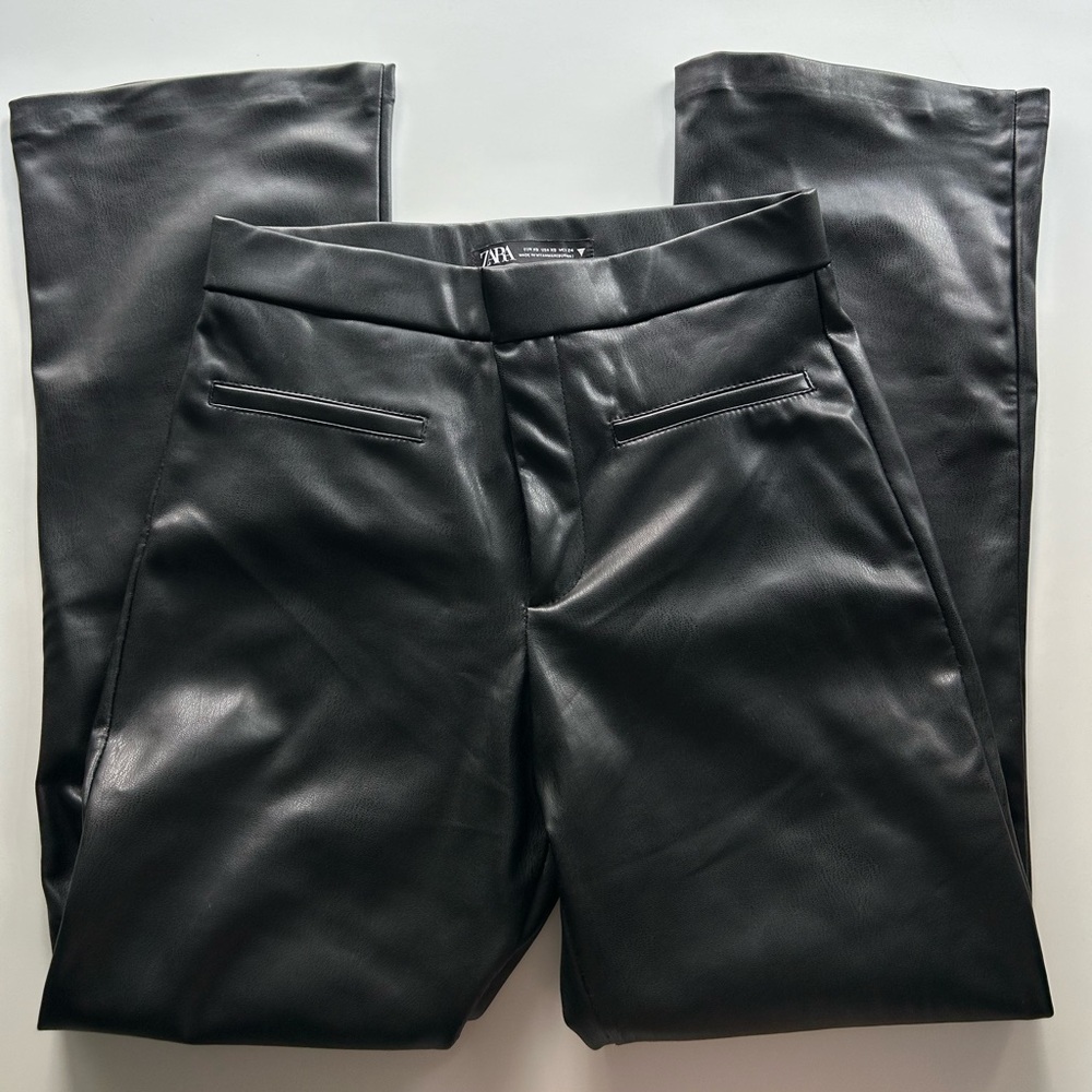 Zara leather pants